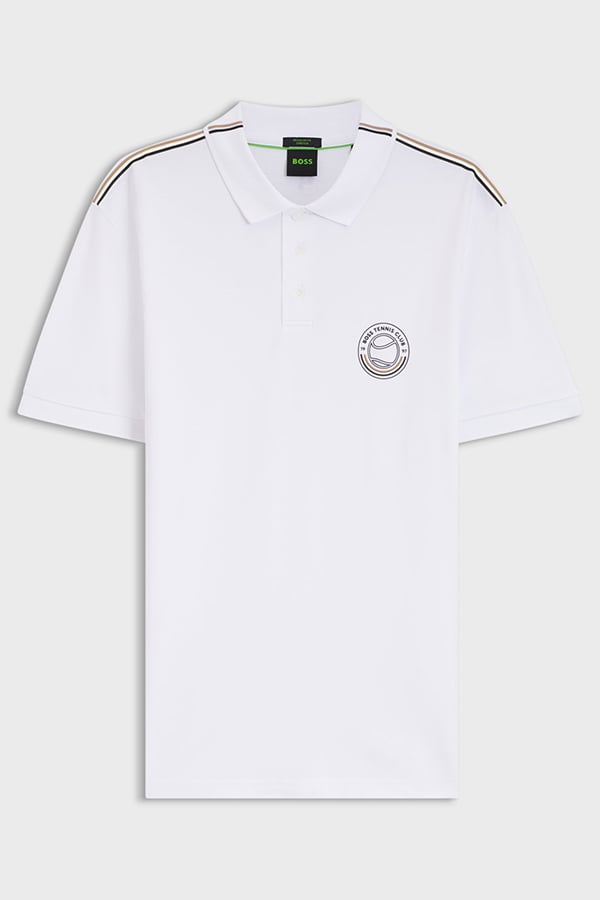 ΜΠΛΟΥΖΑ POLO BOSS - 100 ΛΕΥΚΟ